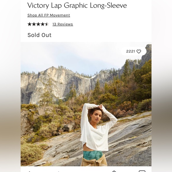 Free People Movement Victory Lap Graphic Long-Sleeve - Picture 2 of 7
